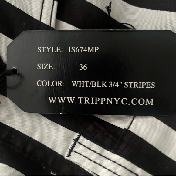 TRIPP NYC SLIM LEG BONDAGE PANT MEDIUM STRIPE - Picture 10 of 12